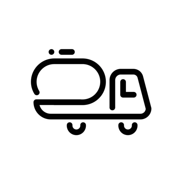 Transporte Transporte Icono Viaje Estilo Esquema — Vector de stock