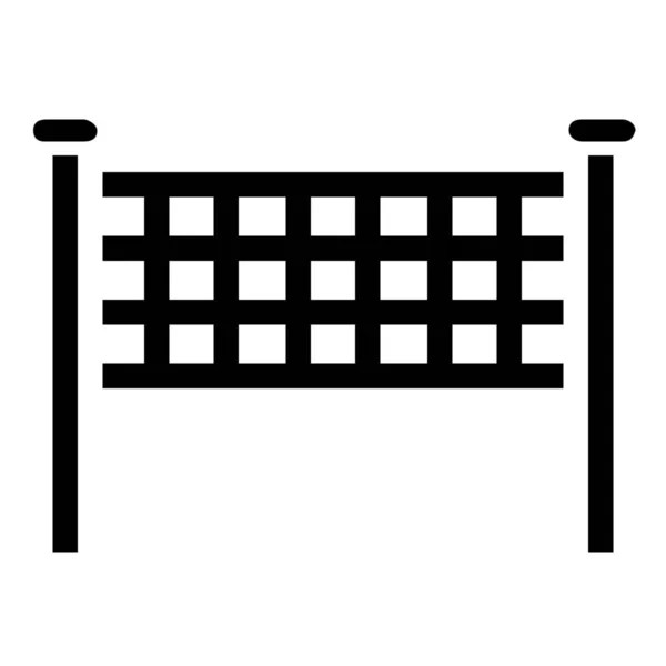 Іконка Волейбольного Яча Суцільному Стилі — стоковий вектор