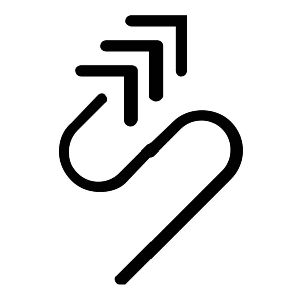 Funktionstasten Tastatur Symbol Outline Stil — Stockvektor