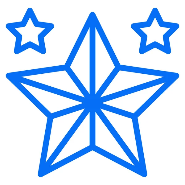 Commerce Rating Star Icon Outline Stil — Stockvektor