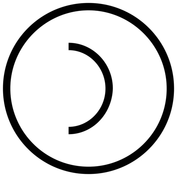 Значок Символів Стародавніх Переконань Стилі Контур — стоковий вектор