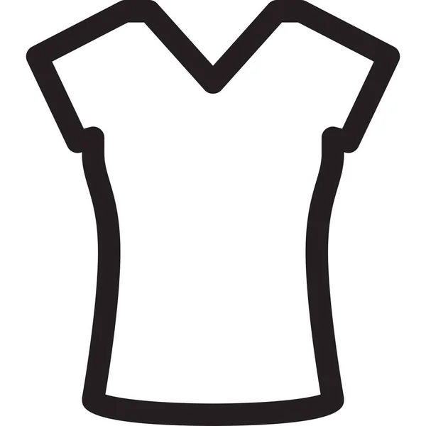 Einfache Kleidung Einfaches Symbol Outline Stil — Stockvektor