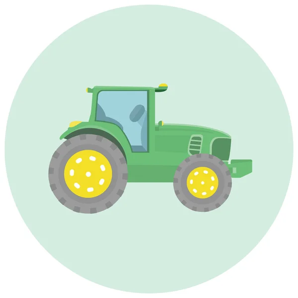 Équipement Ferme Icône Agriculteur Dans Style Plat — Image vectorielle