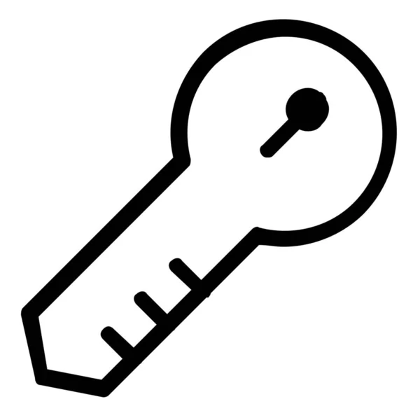 Passkey Password Icon Outline Style — 스톡 벡터