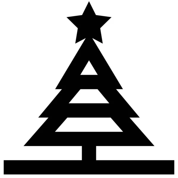 Ícone Decoração Natal Decoração Estilo Esboço —  Vetores de Stock