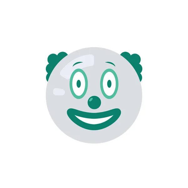 Ícone Emoticon Palhaço Emoji Categoria Avatares — Vetor de Stock