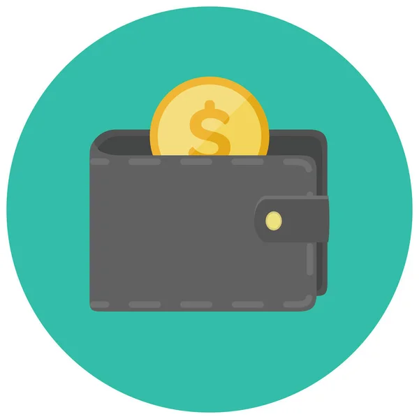 Finance Money Purchase Icon Flat Style — Stock Vector