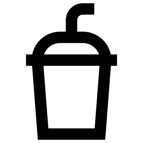 Иконка Напитка Чашки Стиле Наброска — стоковый вектор