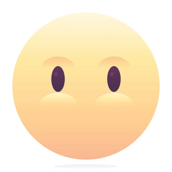 Emoji Emoticon Smajlík Ikona Hladkém Stylu — Stockový vektor