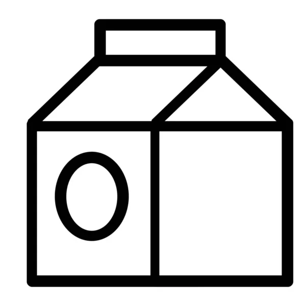 Иконка Напитка Стиле Абрис — стоковый вектор