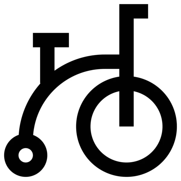 Icône Transport Vélo Dans Style Outline — Image vectorielle