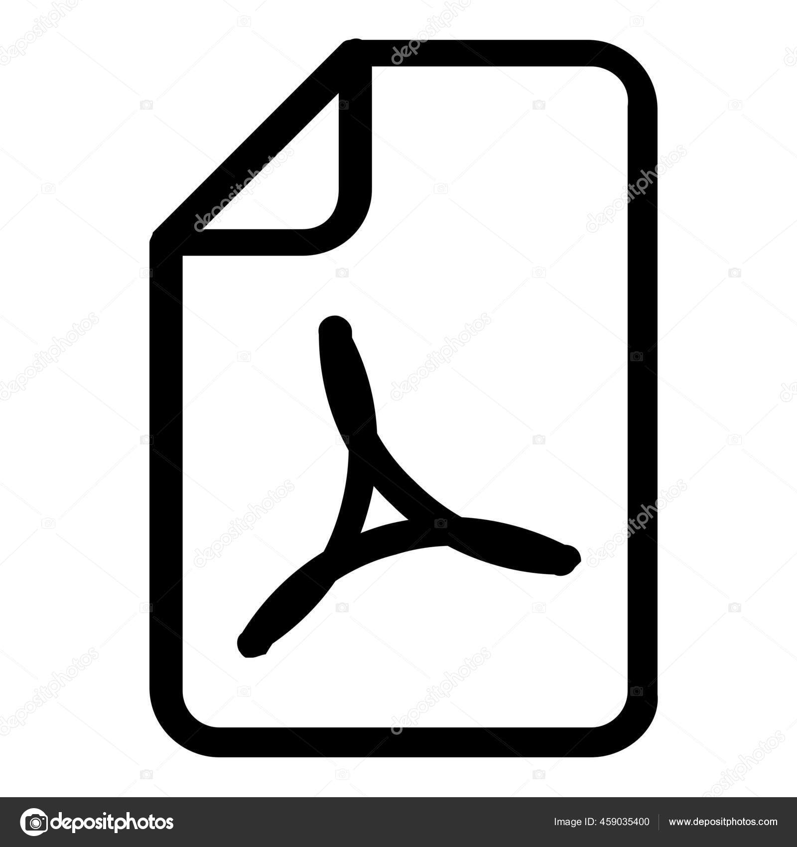 Adobe File Format Icon Outline Style Stock Vector Image by ©iconfinder ...