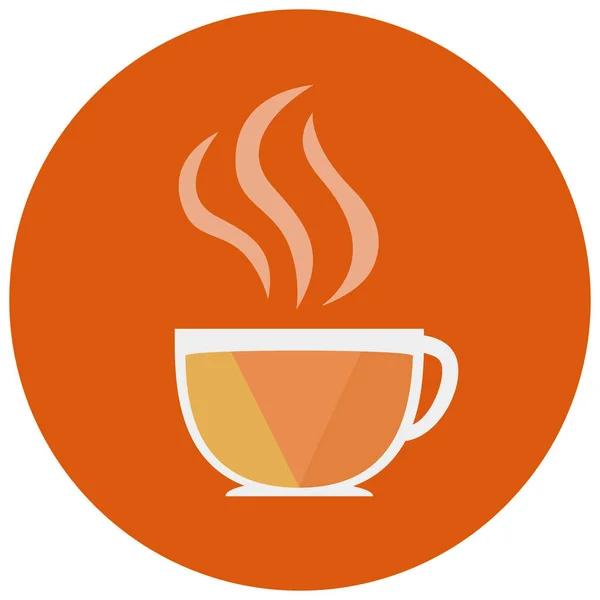 Beverage Coffee Drink Icon Flat Style — Stock Vector