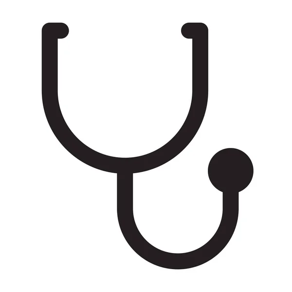 Медична Ікона Лікаря Суцільному Стилі — стоковий вектор
