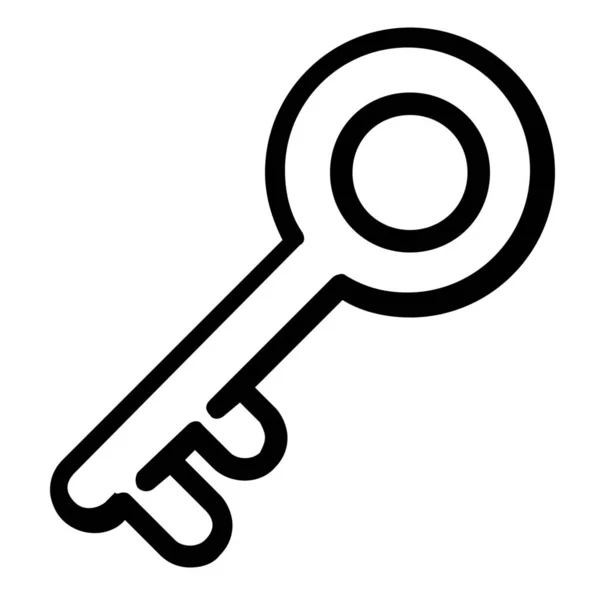 Passkey Password Icon Outline Style — 스톡 벡터