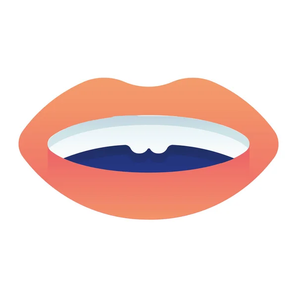 Dentista Dental Icono Saludable Estilo Suave — Archivo Imágenes Vectoriales