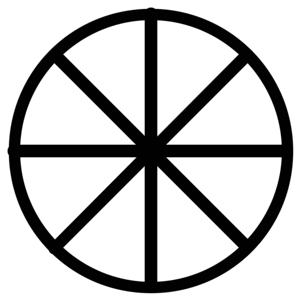 Иконка Религиозного Контура Стиле Наброска — стоковый вектор