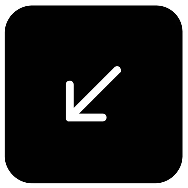 Funzione Tastiera Tastiera Icona Stile Solid — Vettoriale Stock