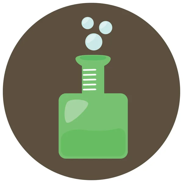化学实验室徽章风格图标 — 图库矢量图片