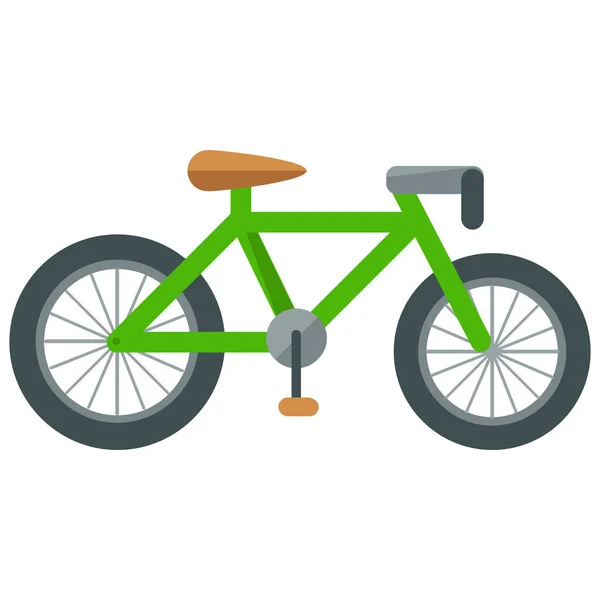 Bicicleta Bicicleta Icono Bicicleta Estilo Plano — Vector de stock