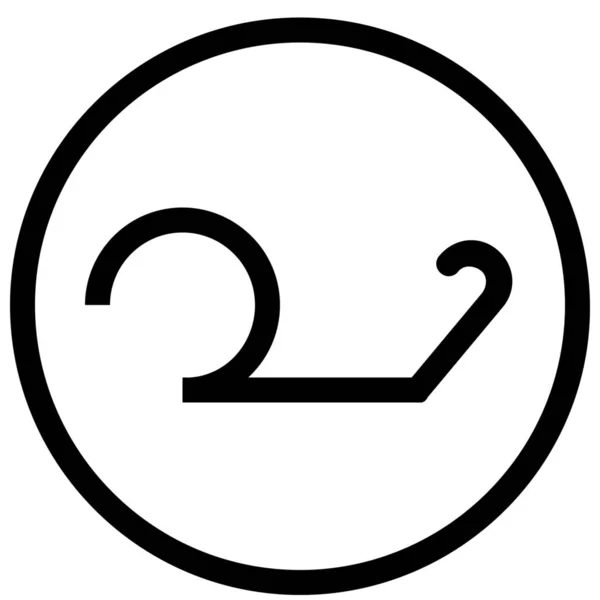 Starověké Víry Symboly Ikona Stylu Osnovy — Stockový vektor
