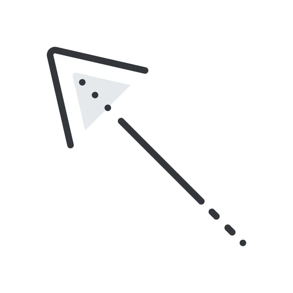 Іконка Стрілками Кутку Заповненого Контуру — стоковий вектор