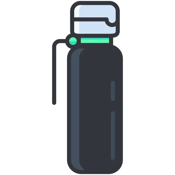 Container Water Beverage Icon Filled Outline Style — Stock Vector