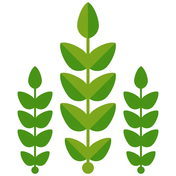 Agricultura Cultivos Icono Estilo Plano — Vector de stock