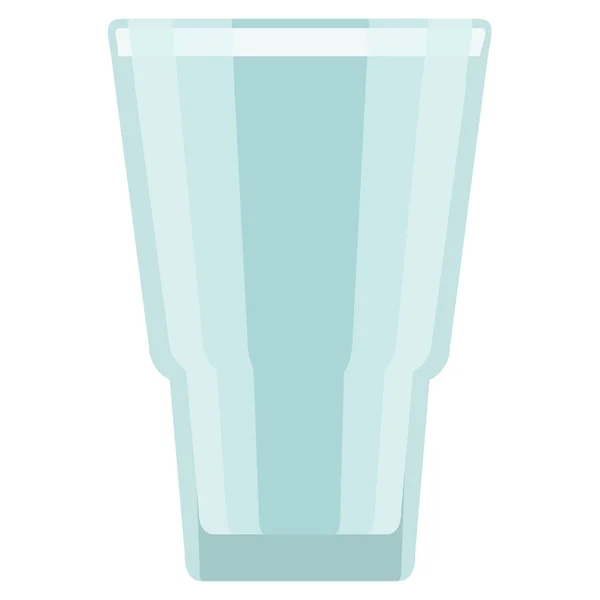Иконка Напитками Стекла Стиле Flat — стоковый вектор