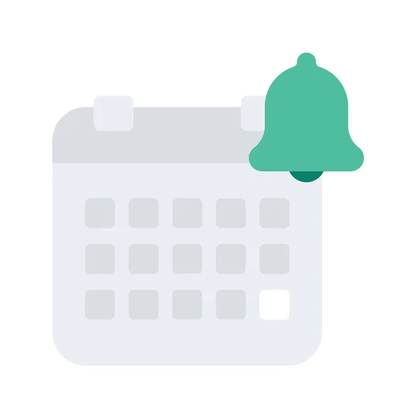 Alarm Alarm Kalender Symbol Der Optimalen Kategorie — Stockvektor