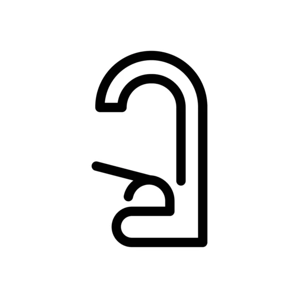 Haushaltsgeräte Spülen Symbol Outline Stil — Stockvektor