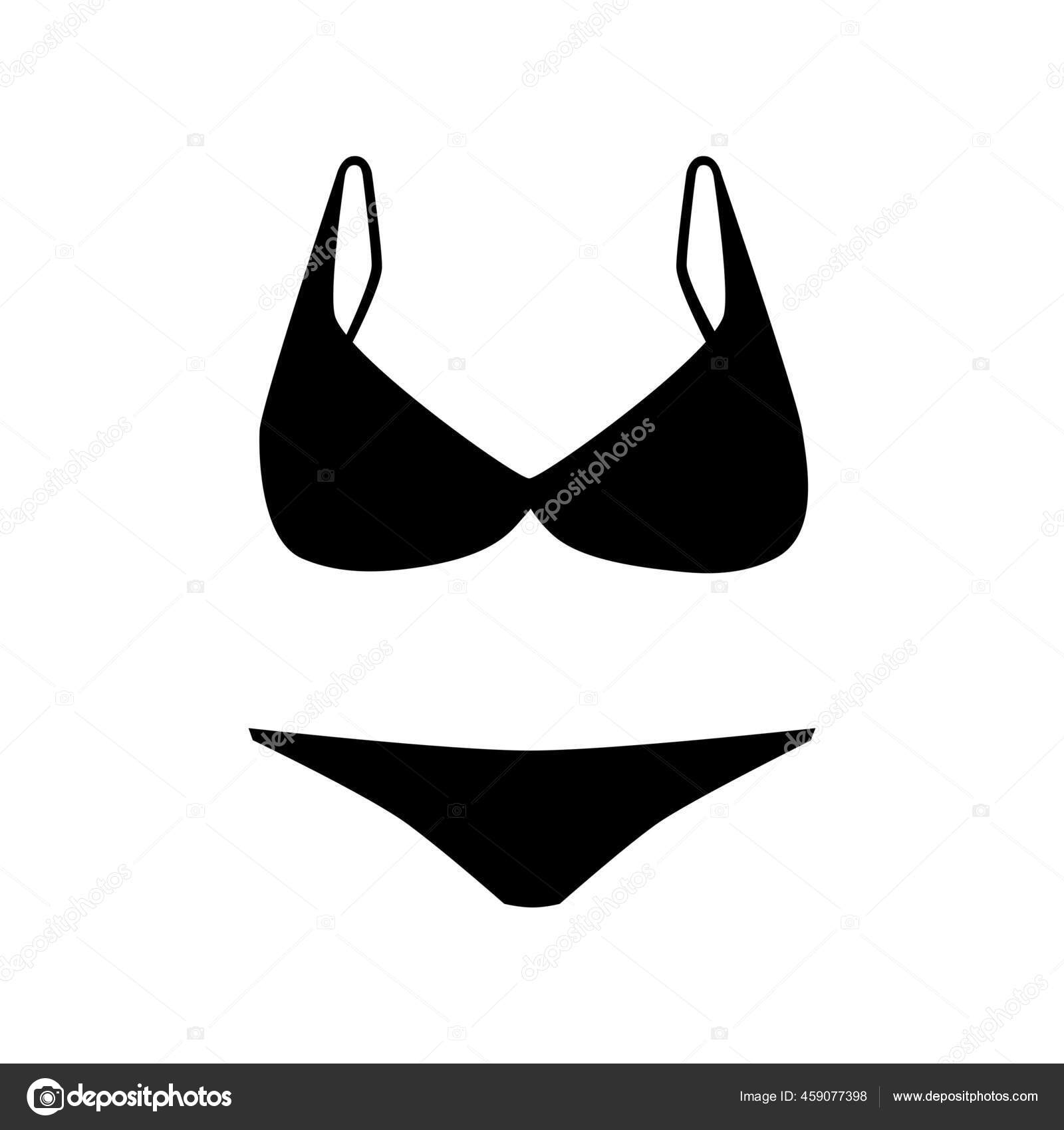 Bikini, bra, brassiere, lingerie, swimming bra, underclothes, undergarment  icon - Download on Iconfinder