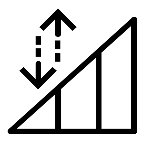 Иконка Мобильного Устройства Стиле Outline — стоковый вектор