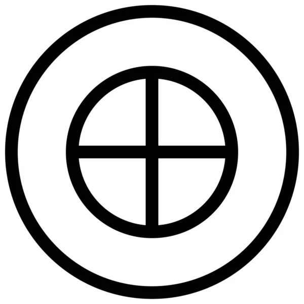 轮廓式的古老信仰符号图标 — 图库矢量图片