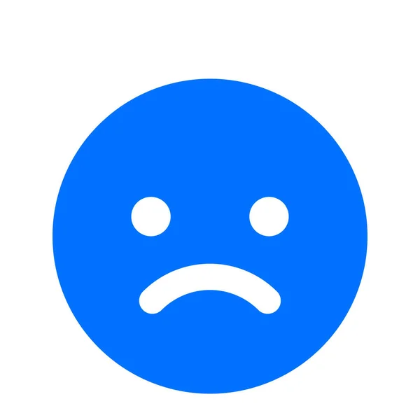 Emoji Emoticon Ícone Emoção Estilo Sólido —  Vetores de Stock
