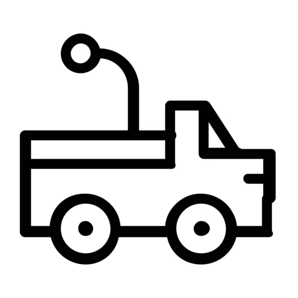 Auto Controle Afstandsbediening Pictogram Outline Stijl — Stockvector