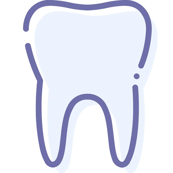 Anatomy Healthy Teeth Icon — Stock Vector