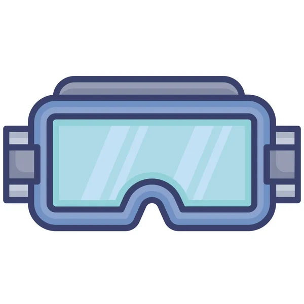 Ikona Konstrukčních Brýlí — Stockový vektor