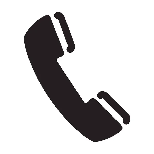 Call Connection Contact Icon Solid Style —  Vetores de Stock