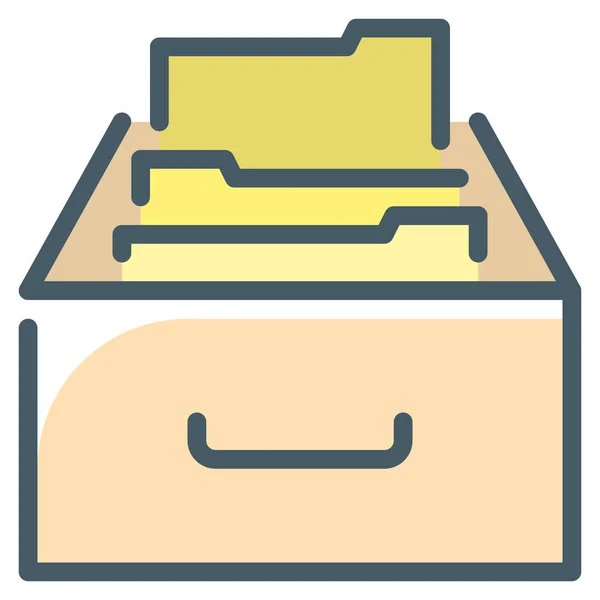 文档存档存储图标 — 图库矢量图片