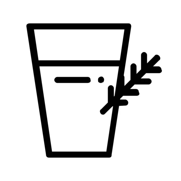 Drink Organic Beverage Icon Outline Style — Stock Vector