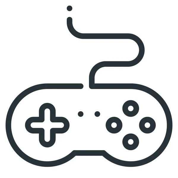 コントローラゲーム電子機器 家電カテゴリのジョイスティックのアイコン — ストックベクタ