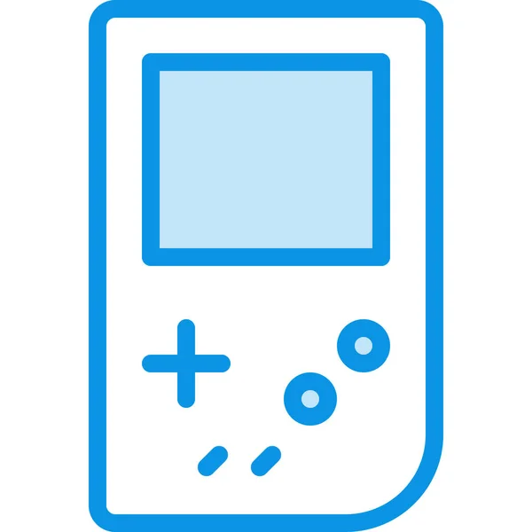 Ícone Gameboy Dispositivo Console Estilo Outline — Vetor de Stock