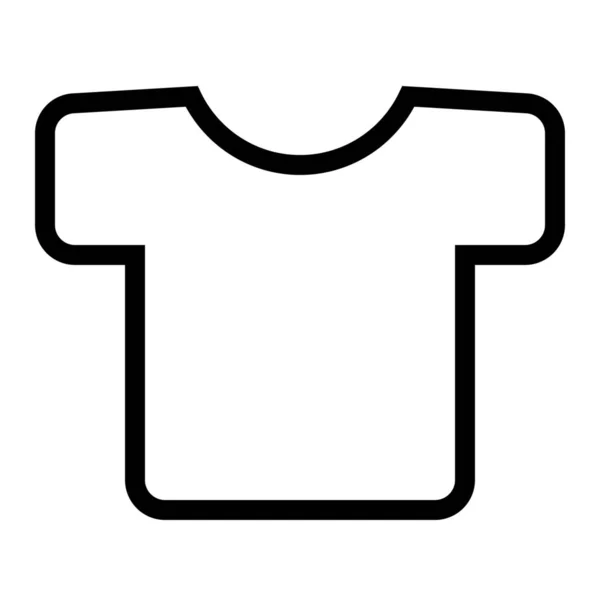 Esquema Camisa Icono Familia Hogar Estilo Esquema — Archivo Imágenes Vectoriales