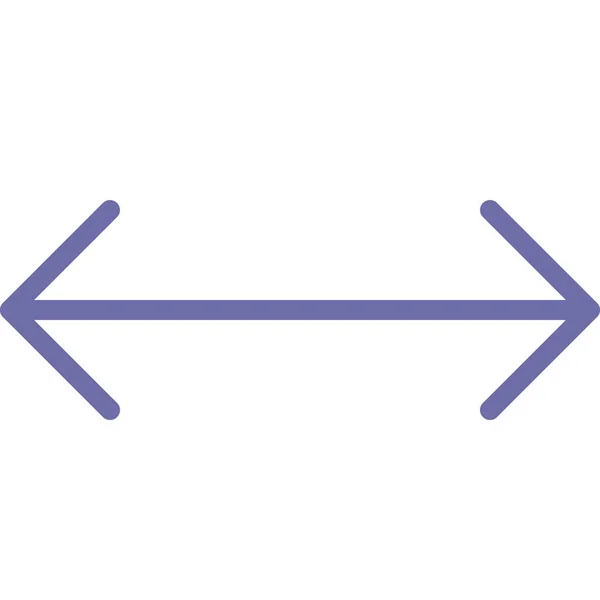 箭头左移图标 填充轮廓样式 — 图库矢量图片