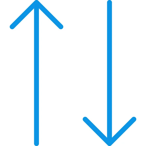 Cambio Flecha Icono Sólido Estilo Sólido — Archivo Imágenes Vectoriales