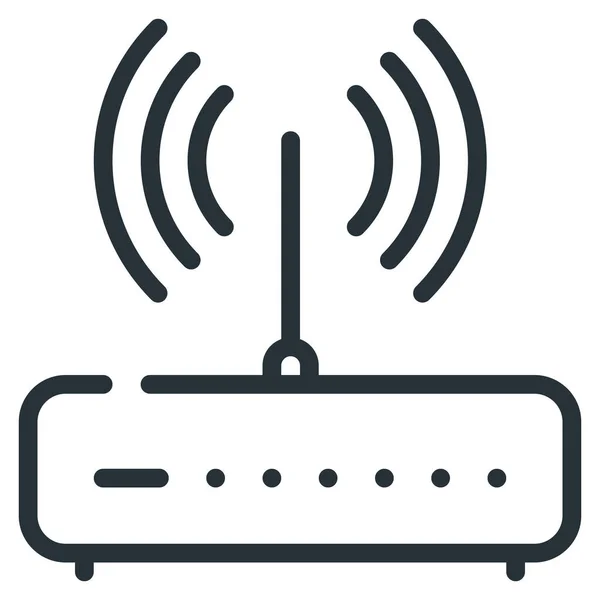 Icoon Van Het Internetnetwerkpunt Categorie Elektronische Apparaten Apparaten — Stockvector