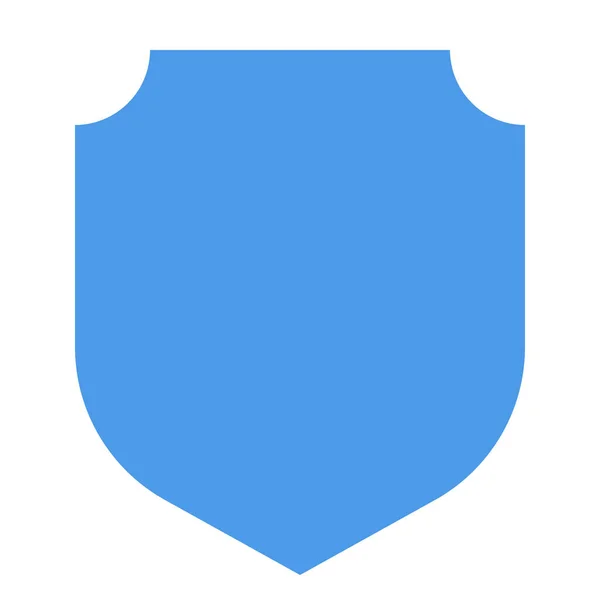 Ícone Escudo Segurança Proteção Estilo Plano — Vetor de Stock