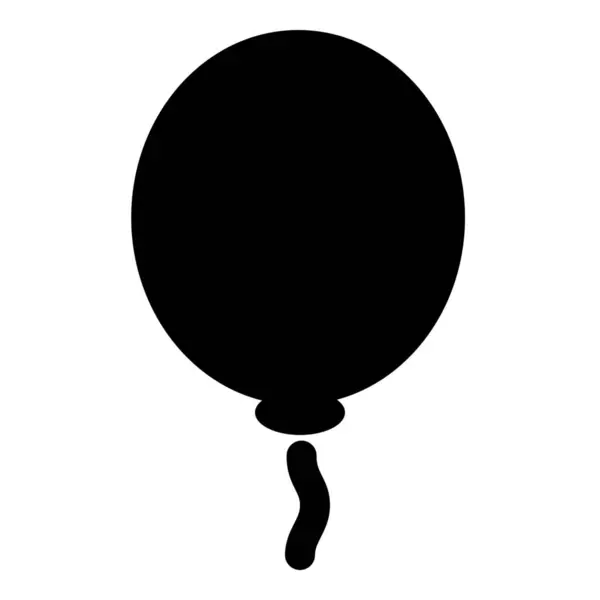 Balão Ícone Misto Sólido Estilo Sólido —  Vetores de Stock
