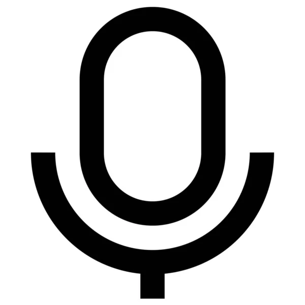 Audio Mic Microphone Icon — Stock Vector